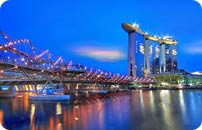 A click and you are in Singapore