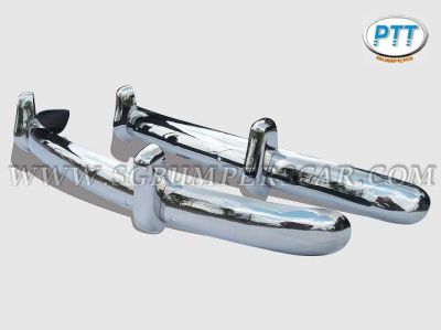 VW Beetle Bumper - EU style with overriders (1955-1967)