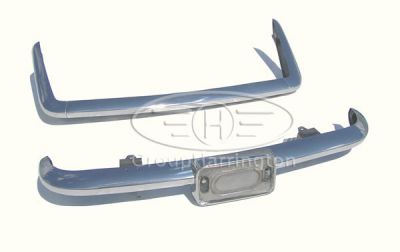 Triumph TR6 TR 6 later type (1974-1976) brand new stainless steel bumpers