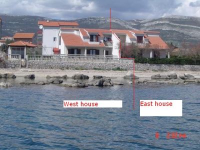 An attractive and newly decorated house first row to the sea