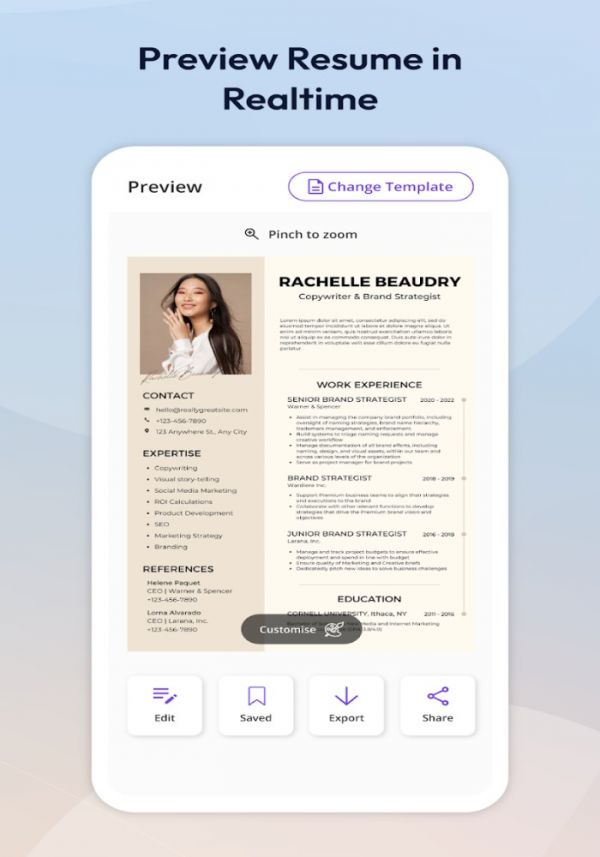 My Resume Builder CV Maker App