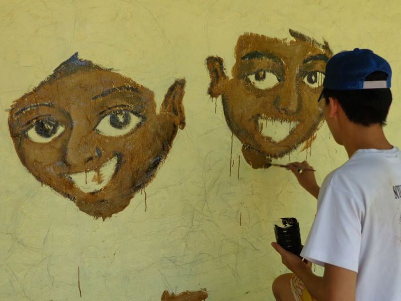 Volunteer painters in Nepal to paint rural school 