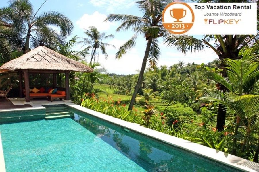 Villa Abadi in the heart of Bali's rice terraces