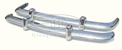 VW Karmann Ghia KG early type 1956-1971 brand new stainless steel bumpers