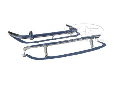 Jaguar XJ XJ6 XJ12 6 12 Series 2 S2 XJC XJ-C brand new stainless steel bumpers