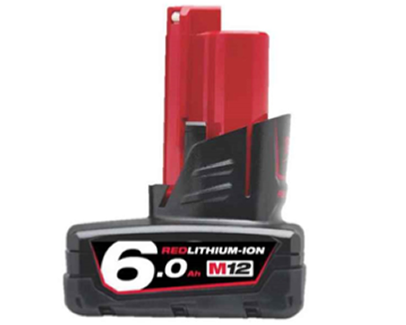 6.0Ah 12V Milwaukee 48-11-2460 M12 Power Tool Battery