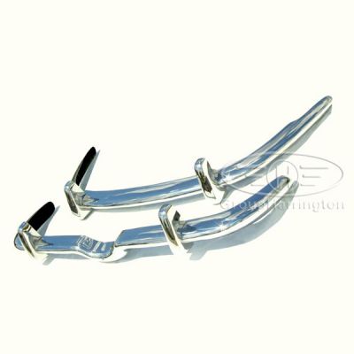 Jaguar Mark 2 MK2 later type 1967-1969 slim 240 340 brand new stainless steel bumpers