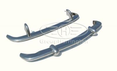 Fiat 1500 Pininfarina Cabriolet and 1600S OSCA brand new stainless steel bumpers