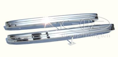 VW Karmann Ghia KG later type 1972-1974 brand new stainless steel bumpers