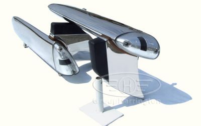 Opel GT brand new stainless steel bumpers