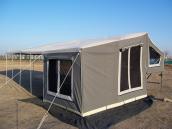 Buy Camper Trailer 7x5 Hot Dipped Galvanized With 18x23ft Tent Double Annex