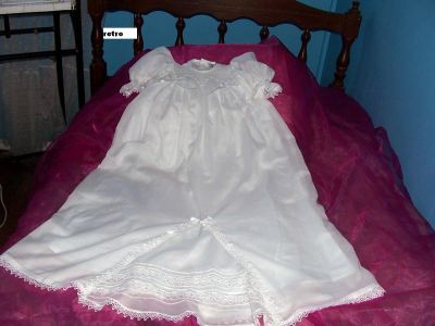 smocked christening wear by cutiepye