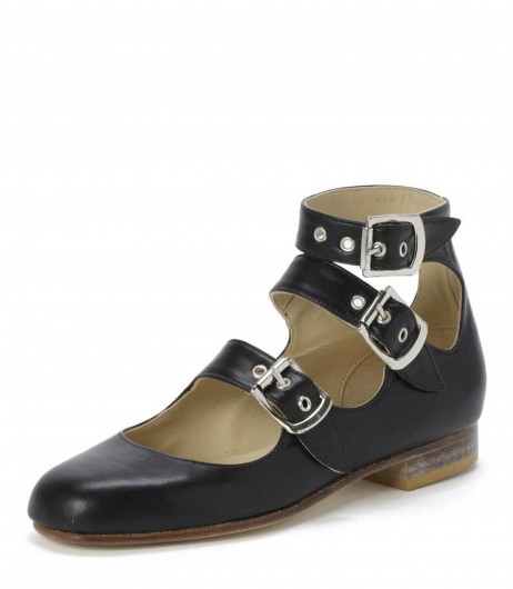 Vivienne Westwood Roman Three Straps Shoes Black