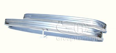 VW Karmann Ghia KG later type 1972-1974 brand new stainless steel bumpers