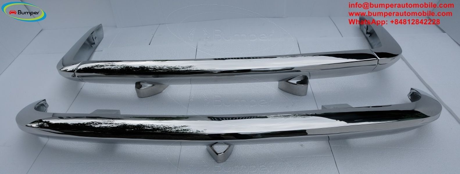 Triumph TR6 bumpers (1969-1974) by Stainless steel