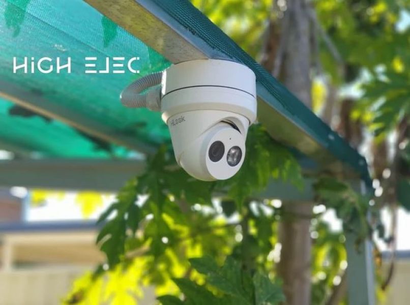 Home security camera and installation