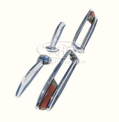 Alfa Romeo Duetto Spider (1966-1969) brand new stainless steel bumpers