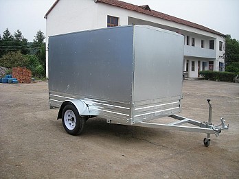 7 X 5 Hot Dipped Galvanized Enclosed Box Trailer for Sale