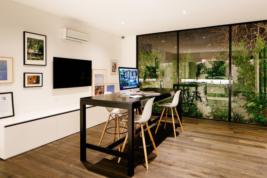 Antique Carbonised Timbered Flooring at WOODCUT