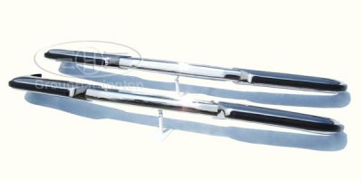 Volvo P1800 P1800E P1800S P1800ES E S ES brand new stainless steel bumpers