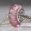 Murano  Glass  Beads  With  Solid  Silver  Screw  Cores