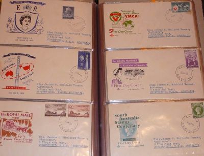 Pre-Decimal First Day Covers in album