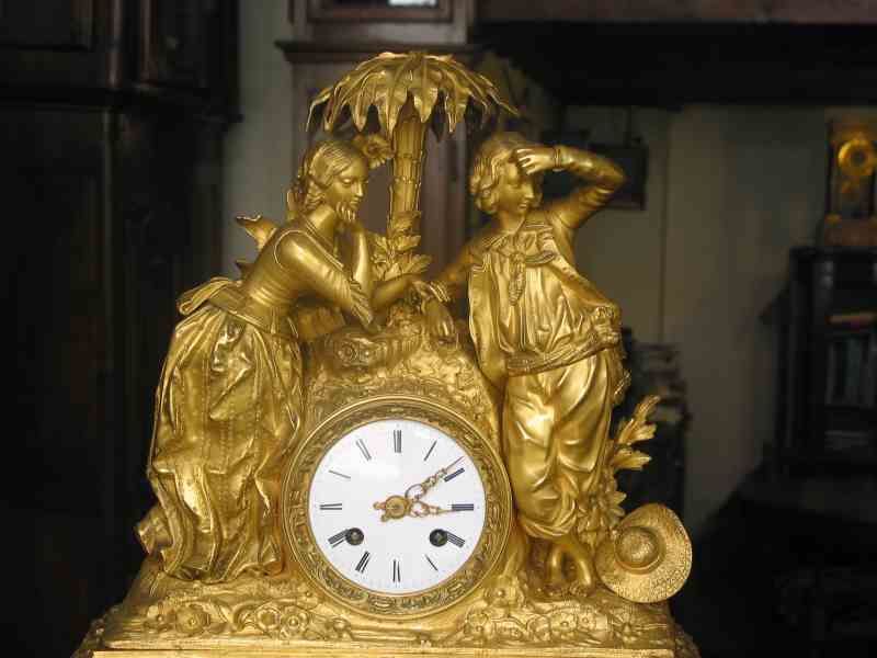 A French Romantic clock , periode +/ 1850