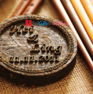 Personalized Wedding Tea Coin Favor