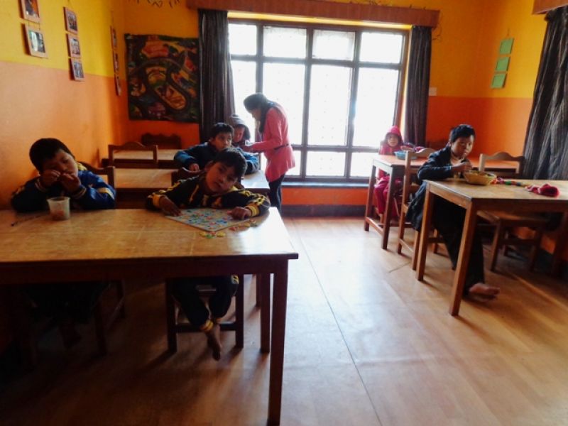 Volunteer in a disabled childrens centre in Nepal