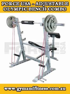 For Sale Force USA - Adjustable Olympic Bench System Combo