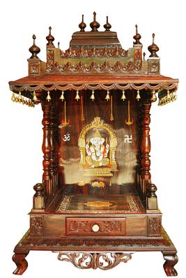 Rosewood Pooja Mandir