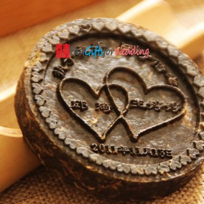 Personalized Wedding Tea Coin Favor