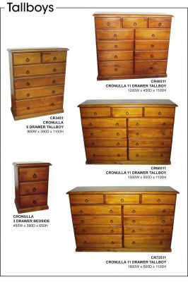 Tallboy chest drawers new brisbane
