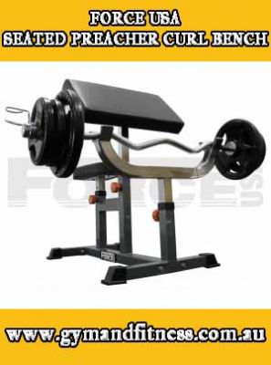 For Sale Force USA Seated Preacher Curl Bench