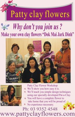 Clay Flowers workshops/tutorials/Classes