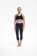 Buy SRC Activate Womens Capri in black colour online at SRC Health Pty Ltd.