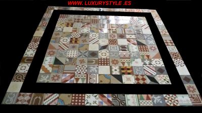 LUXURYSTYLE.ES offer OLD FLOOR TILES for DESIGN SHOP, DESIGN RESTAURANT, DESIGN BAR, DESIGN KITCHEN
