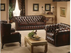 Leather Chesterfield Sofa