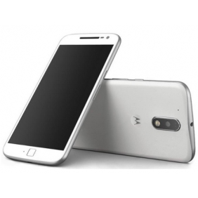 Launch Motorola Moto G Plus 4th Gen White Unlocked Dual Sim 5.5inch 16GB 4G