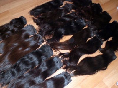 NATURAL VIRGIN HUMAN HAIR EUROPEAN & BRAZILIAN virgin pure A+++ AAA curl / wavy / straight / bulk / 