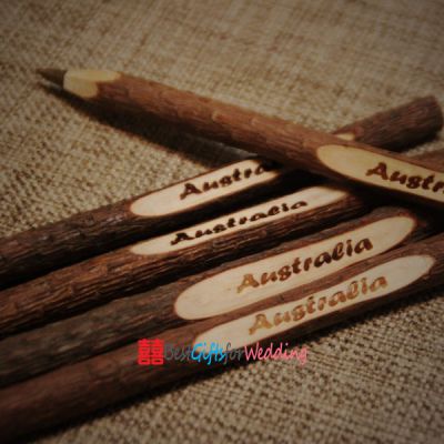 Engraved Personalized Natural Wood Pen