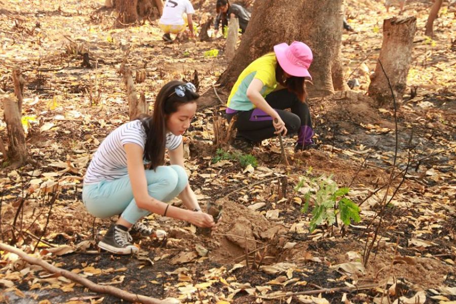 Tree planting in Nepal