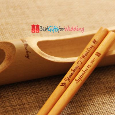 Engraved Personalized Fine Wood Chopsticks
